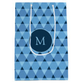 三角形パターン ミディアムペーパーバッグ (裏面)