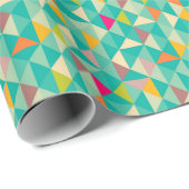 三角形パターン ラッピングペーパー (ロールコーナー)