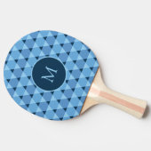 三角形パターン 卓球ラケット (横)