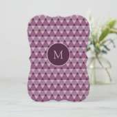 三角形パターン 招待状 (スタンド正面)