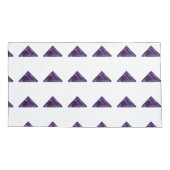 三角形パターン 枕カバー (裏面-左)