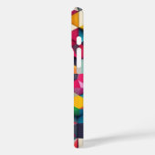 三角形パター数々のン – カラーのポリゴンテクスチャ抽象化 Case-Mate iPhoneケース (裏面 / 左)