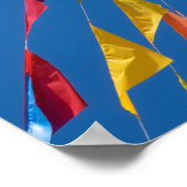 三角形フラグの装飾 ポスター (角)