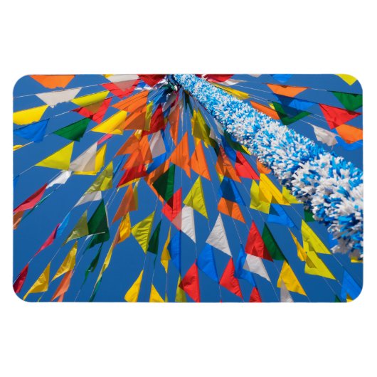 三角形フラグの装飾 マグネット (横)