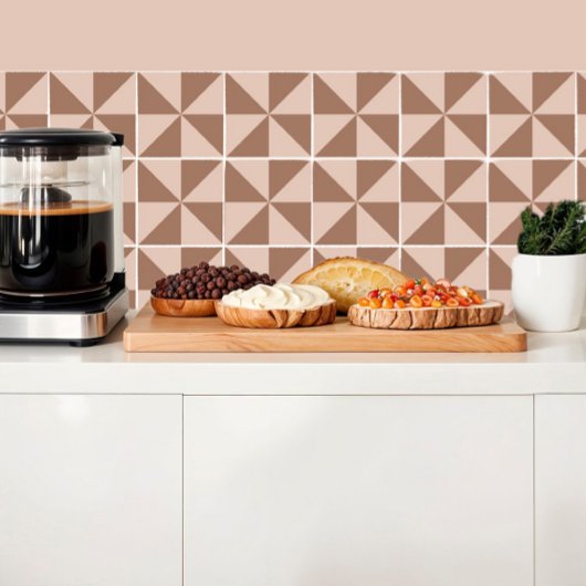 三角形ムース幾何学模様 タイル