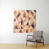 三角形モザイク水の色パター自然ン タペストリー (インサイチュ)