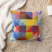 三角形モザイク クッション (ブランケット)