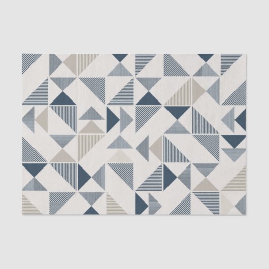 三角形モダンティッシュペーパー 薄葉紙 (正面)