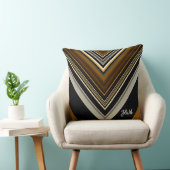 三角形モダン抽象芸術及びモノグラカスタムム クッション (椅子)