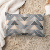 三角形モダン ランバークッション (ブランケット)