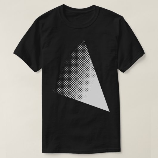 三角形ラスタデザイン Tシャツ (デザイン正面)