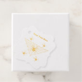 三角形不気味金ゴールドグレイのくもの巣クモ フェイバータグ (箱)