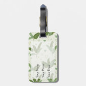 三角形付きバナナリーフ|モノグラム ラゲッジタグ (裏面縦)