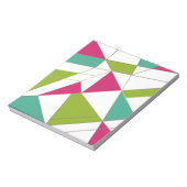 三角形抽象芸術プリント幾何学モード ノートパッド (回転)