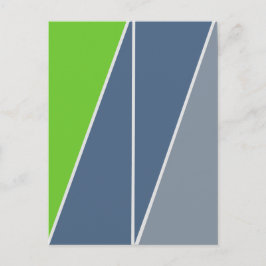三角形抽象芸術幾何学的デザイン ポストカード