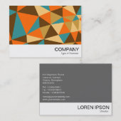 三角形抽象芸術01 名刺 (正面/裏面)