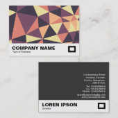 三角形抽象芸術02 名刺 (正面/裏面)