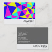 三角形抽象芸術03 名刺 (正面/裏面)