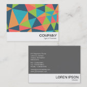 三角形抽象芸術04 名刺 (正面/裏面)