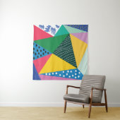 三角形抽象芸術:ジオメトリックヴィンテージデコール。 タペストリー (インサイチュ)