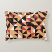 三角形抽象芸術、レトロエレガント美しい。 アクセントクッション (正面)