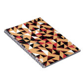 三角形抽象芸術、レトロエレガント美しい。 ノートブック (右側)