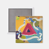 三角形祈りの言葉マグネットに敬意を表* マグネット (正面/裏面)