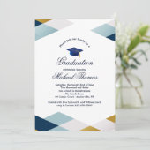 三角形縁ど招待状 招待状 (スタンド正面)