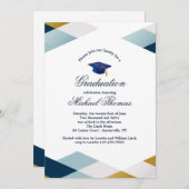 三角形縁ど招待状 招待状 (正面/裏面)