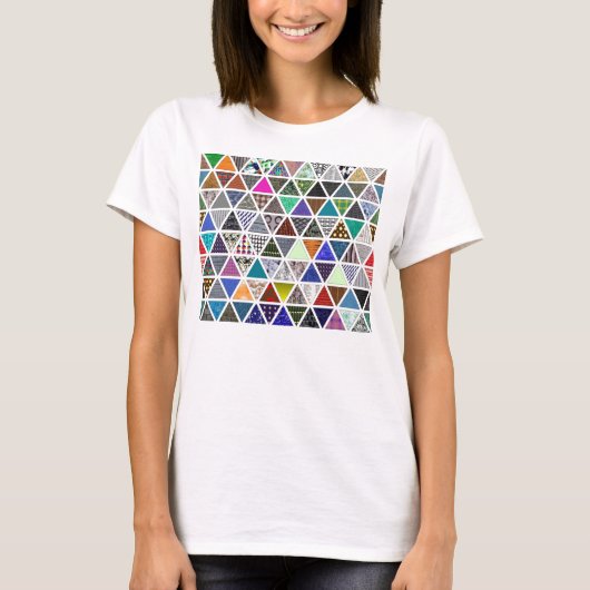 三角形質感02 Tシャツ (正面)