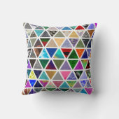 三角形質感 クッション (裏面)