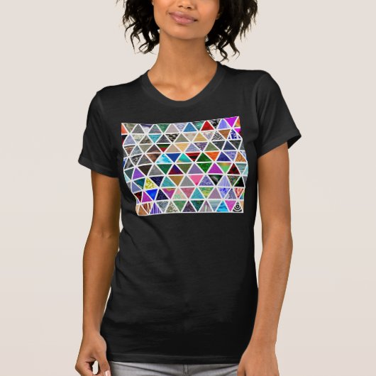 三角形質感 Tシャツ (正面)