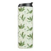 三角形|のモノグラムが付いているバナナの葉 タンブラー (回転左)