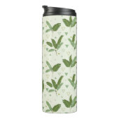 三角形|のモノグラムが付いているバナナの葉 タンブラー (回転右)