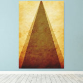 三角形 キャンバスプリント (インサイチュ (ウッドフロア))