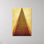 三角形 キャンバスプリント (正面)