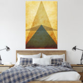 三角形 キャンバスプリント (インサイチュ (寝室))