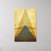 三角形 キャンバスプリント (正面)