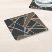 三角形 スクエアペーパーコースター (アングル)