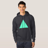 三角形 – ターコイズ パーカ (正面フル)