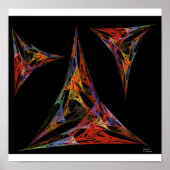 三角形 ポスター (正面)