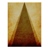 三角形 ポスター (正面)