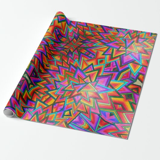 三角形 – ラップ紙 ラッピングペーパー (アンロールド)