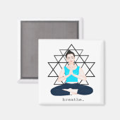 三角形 – 呼吸 マグネット (正面/裏面)