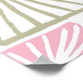 三角形、手書きヴィンテージスタイル。 ポスター (角)