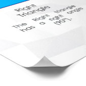 三角形 – 数学ポスター ポスター (角)