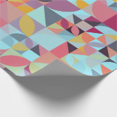 三角形、花びら、および四半期 ラッピングペーパー (角)