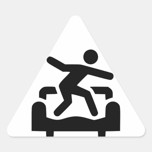 三角形CSステッカー 三角形シール (正面)