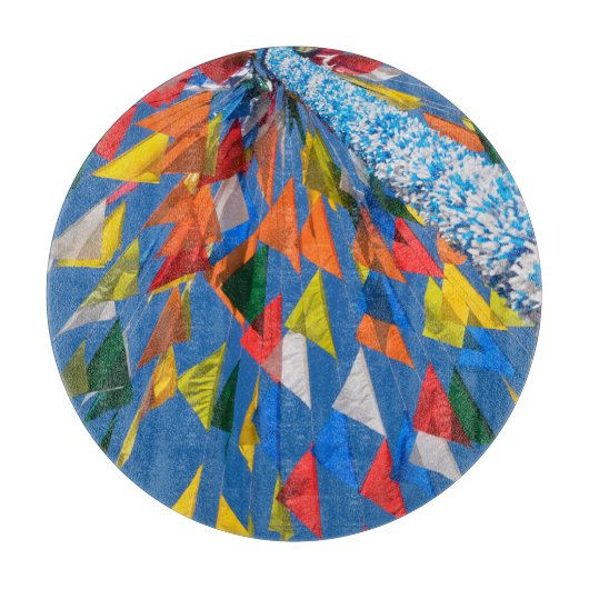 三角旗飾り カッティングボード (正面)