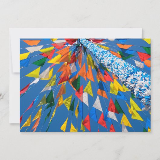 三角旗飾り カード (正面)